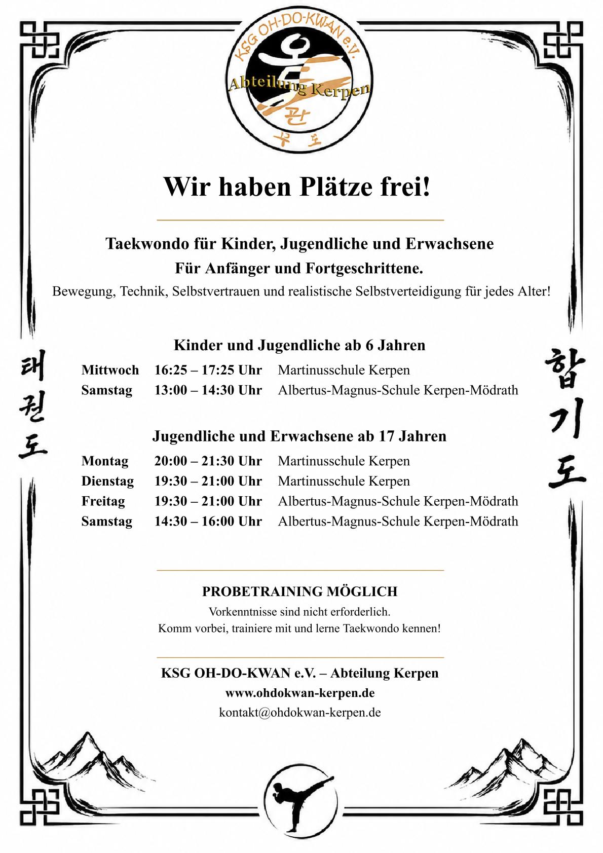 Wir nehmen neue Mitglieder!